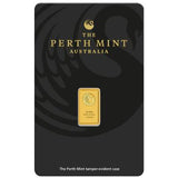 perth mint kangaroo gold bar 1 gram