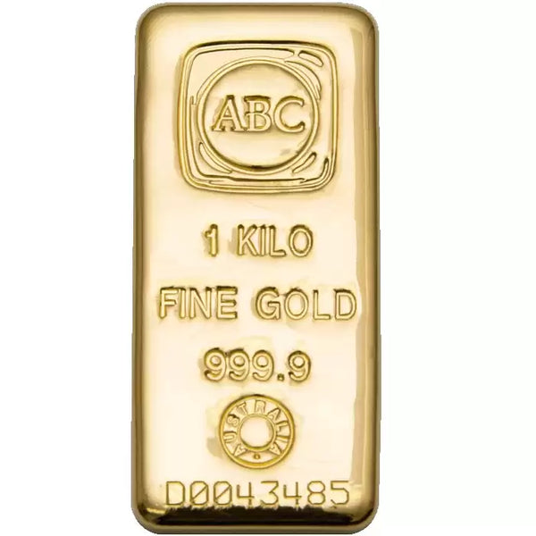 ABC 1 kilo fine gold bar