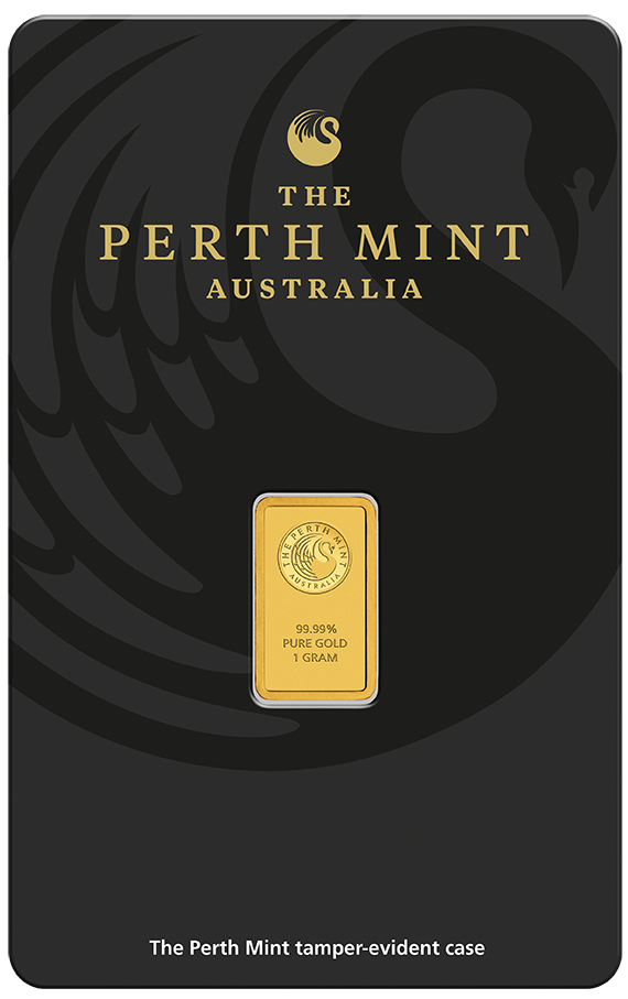 Perth Mint Kangaroo Gold Bar – 1gram