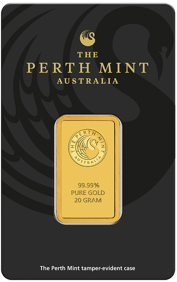 Perth Mint Kangaroo Gold Bar – 20gram