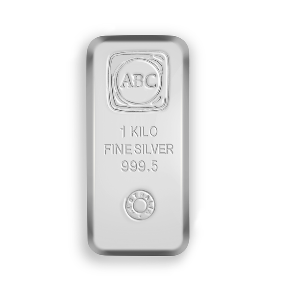 1kg ABC Silver Cast Bar