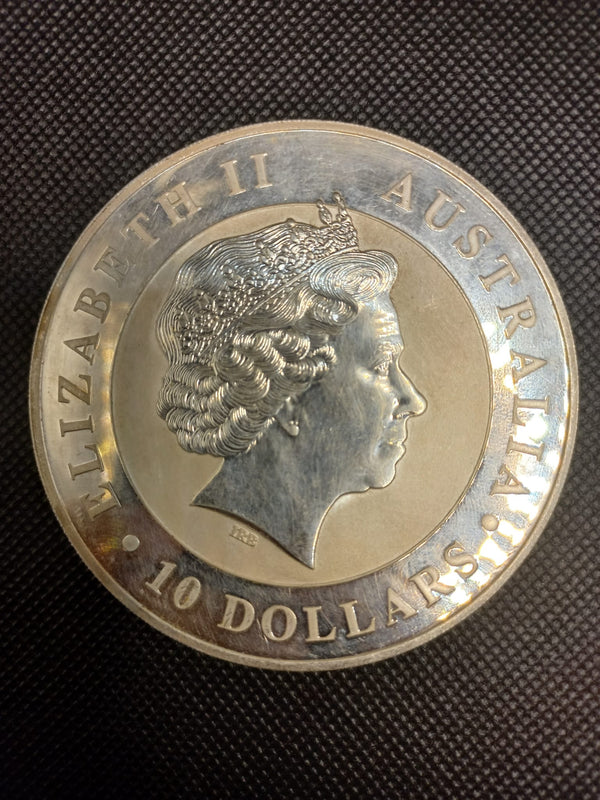 coin of 10 australian dollars 