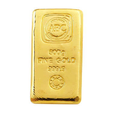 ABC 500g fine gold bar 