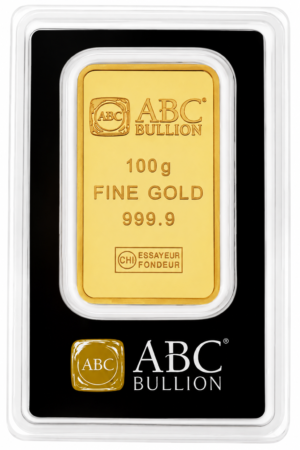 100g ABC Bullion Gold Minted Tablet