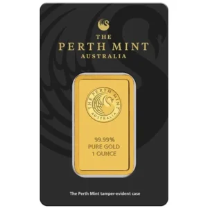 Perth Mint Kangaroo Gold Bar – 1oz