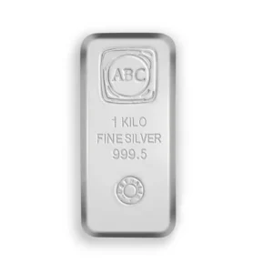 1kg ABC Silver Cast Bar