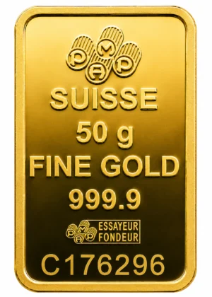 PAMP Lady Fortuna Gold Minted Bar- 50g