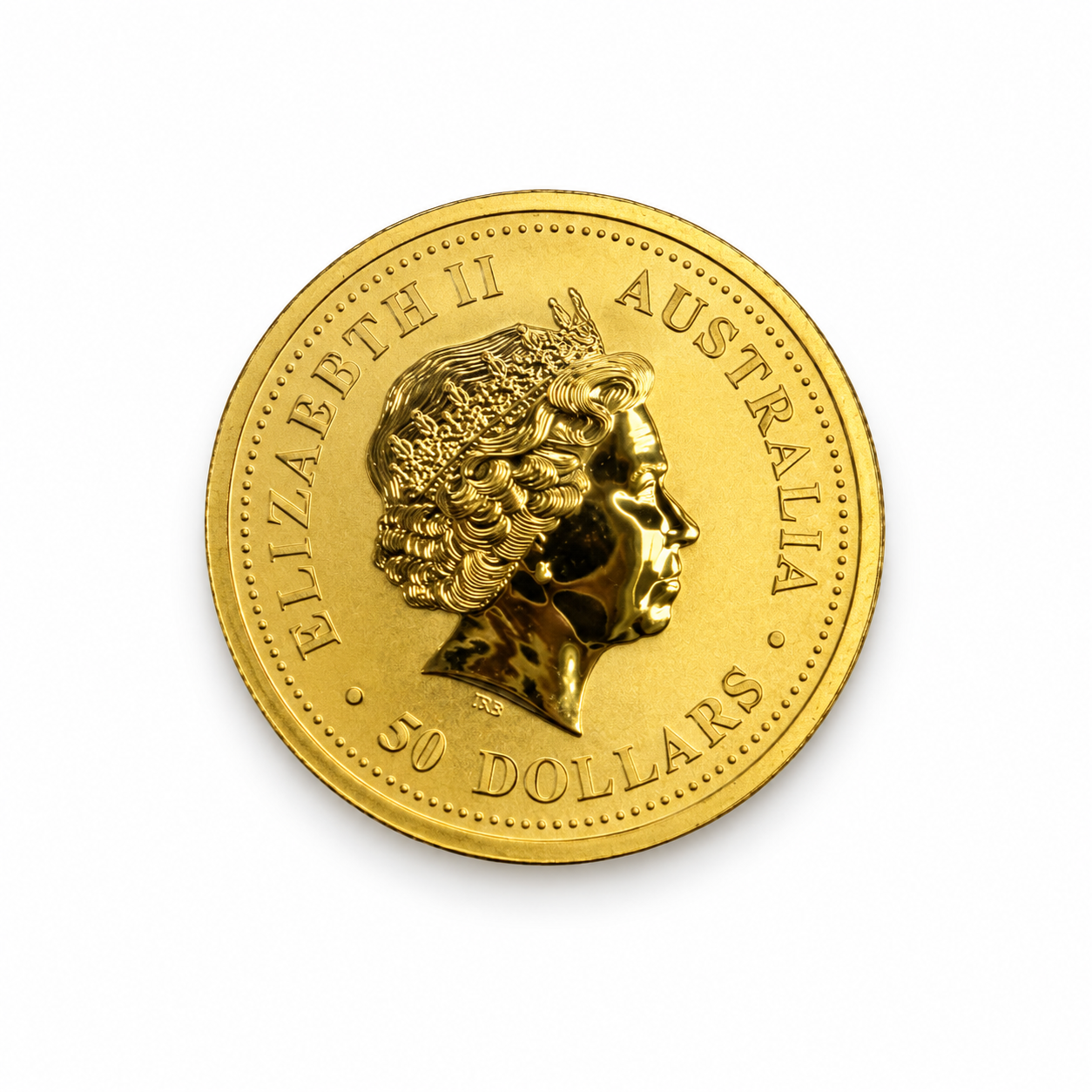 Perth Mint 1999 Australian Gold Nugget Coin — 1/2oz | 9999 Fine Gold | Kangaroo - Image 2
