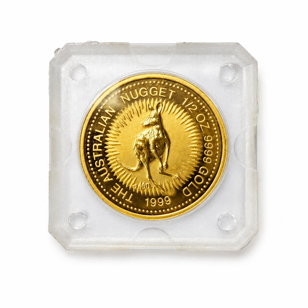 Perth Mint 1999 Australian Gold Nugget Coin — 1/2oz | 9999 Fine Gold | Kangaroo - Image 4