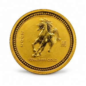 Perth Mint 2002 Year of the Horse Gold Coin — 1/20oz | 9999 Fine Gold