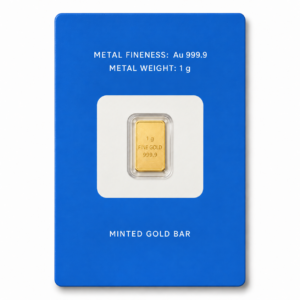 Minted Gold Bar – 1 gram, 999.9 Fine Gold (Dealer’s Choice)